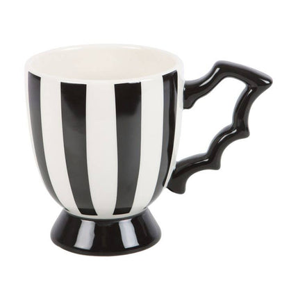 Gothic Striped Bat Wing Teacup