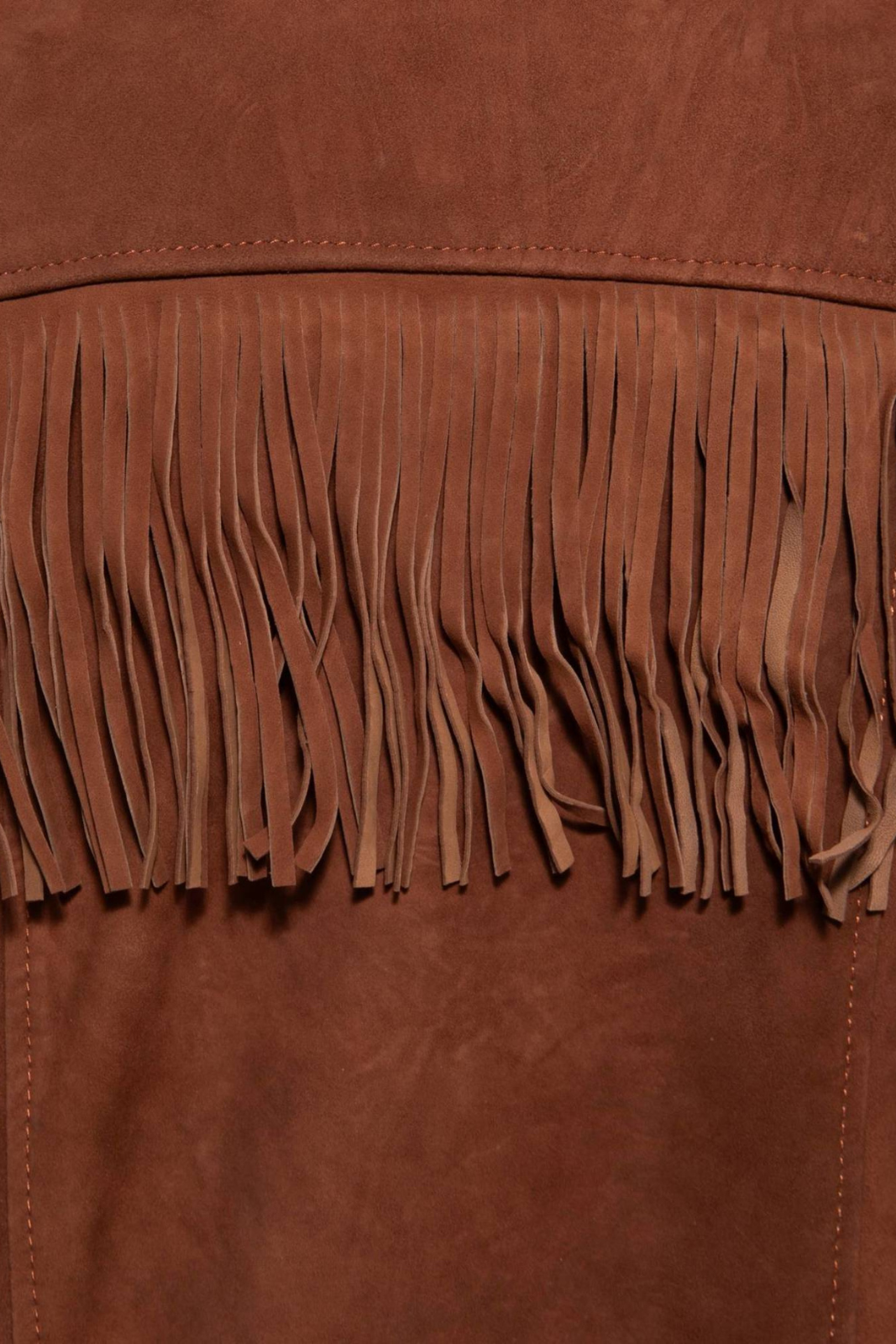 Fringed Leather Western Jacket