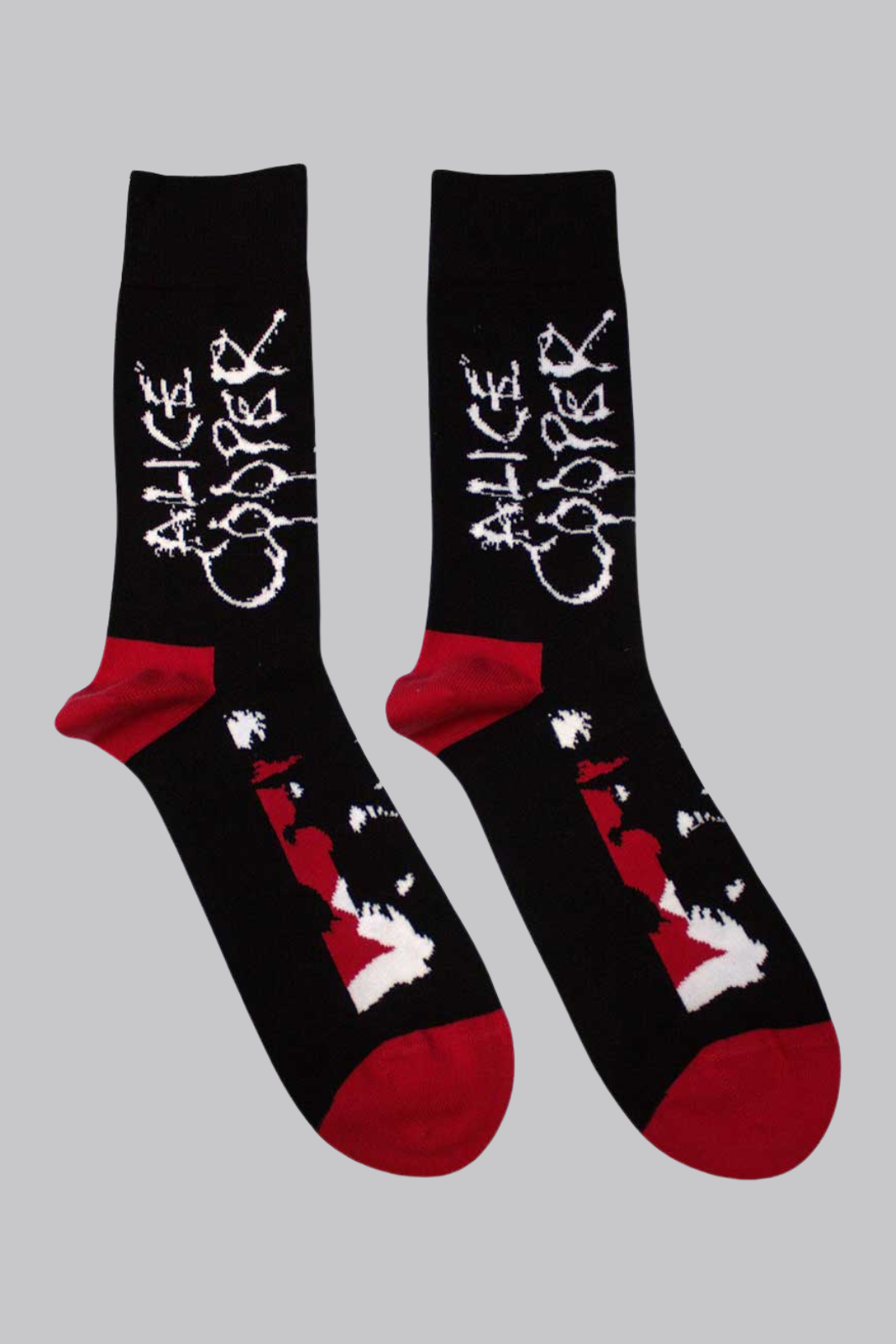 Alice Cooper Socks Red