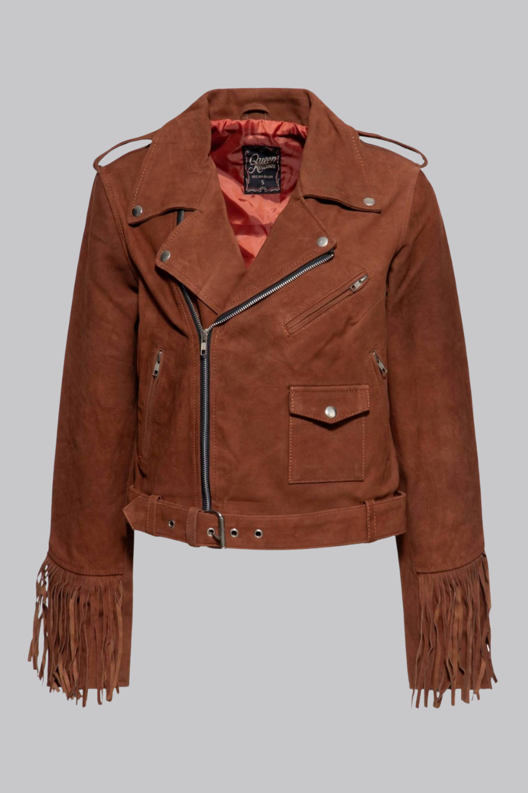 Fringed Leather Western Jacket