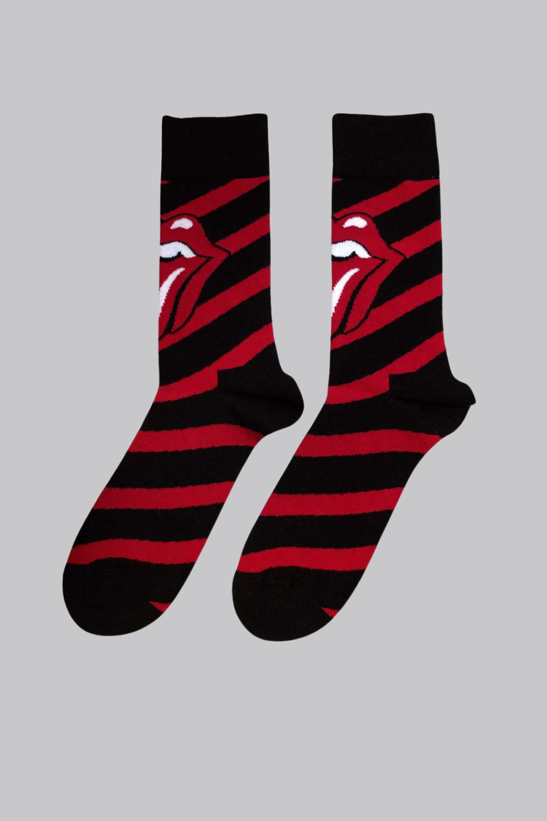 Rolling Stones Striped Socks