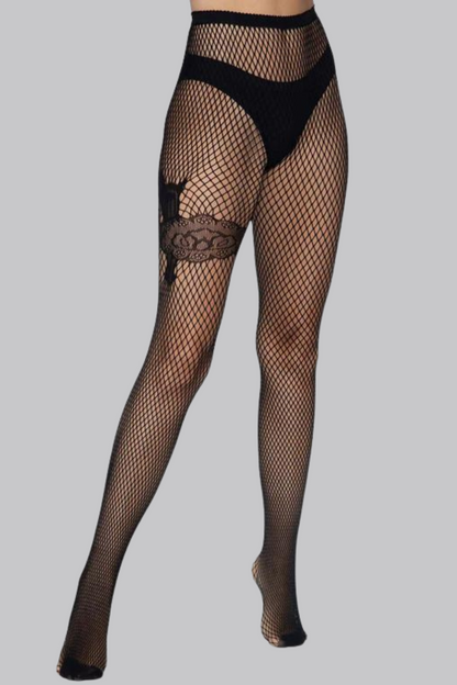 Gunslinger Garter Fishnets