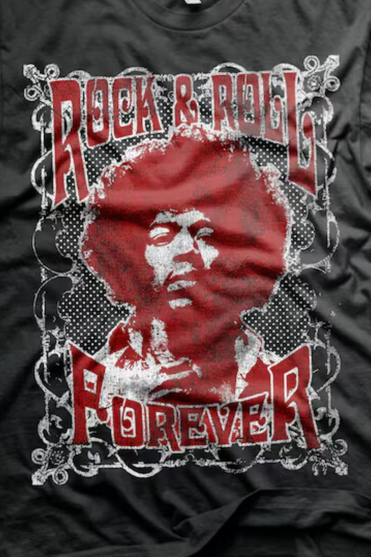 Jimi Hendrix - Rock 'n Roll Forever T-Shirt
