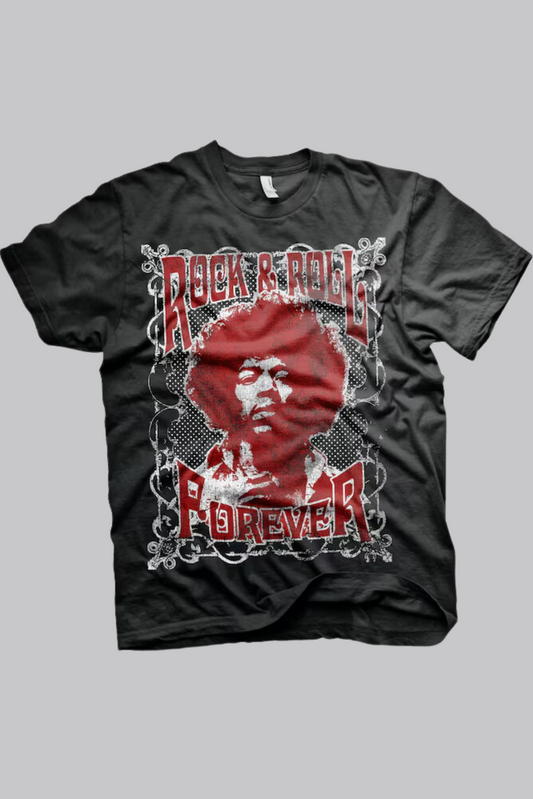 Jimi Hendrix - Rock 'n Roll Forever T-Shirt