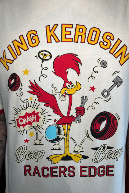 Vintage Ringer Beep Beep Shirt