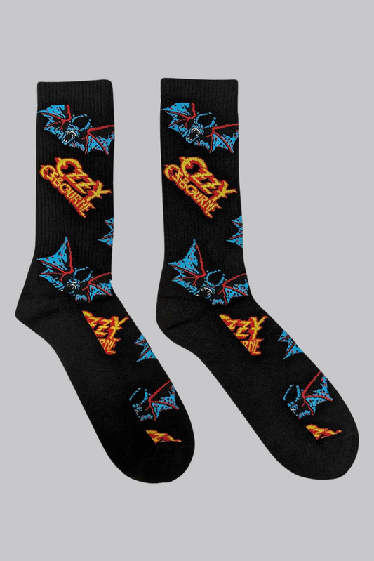Ozzy Osbourne Bat Socks