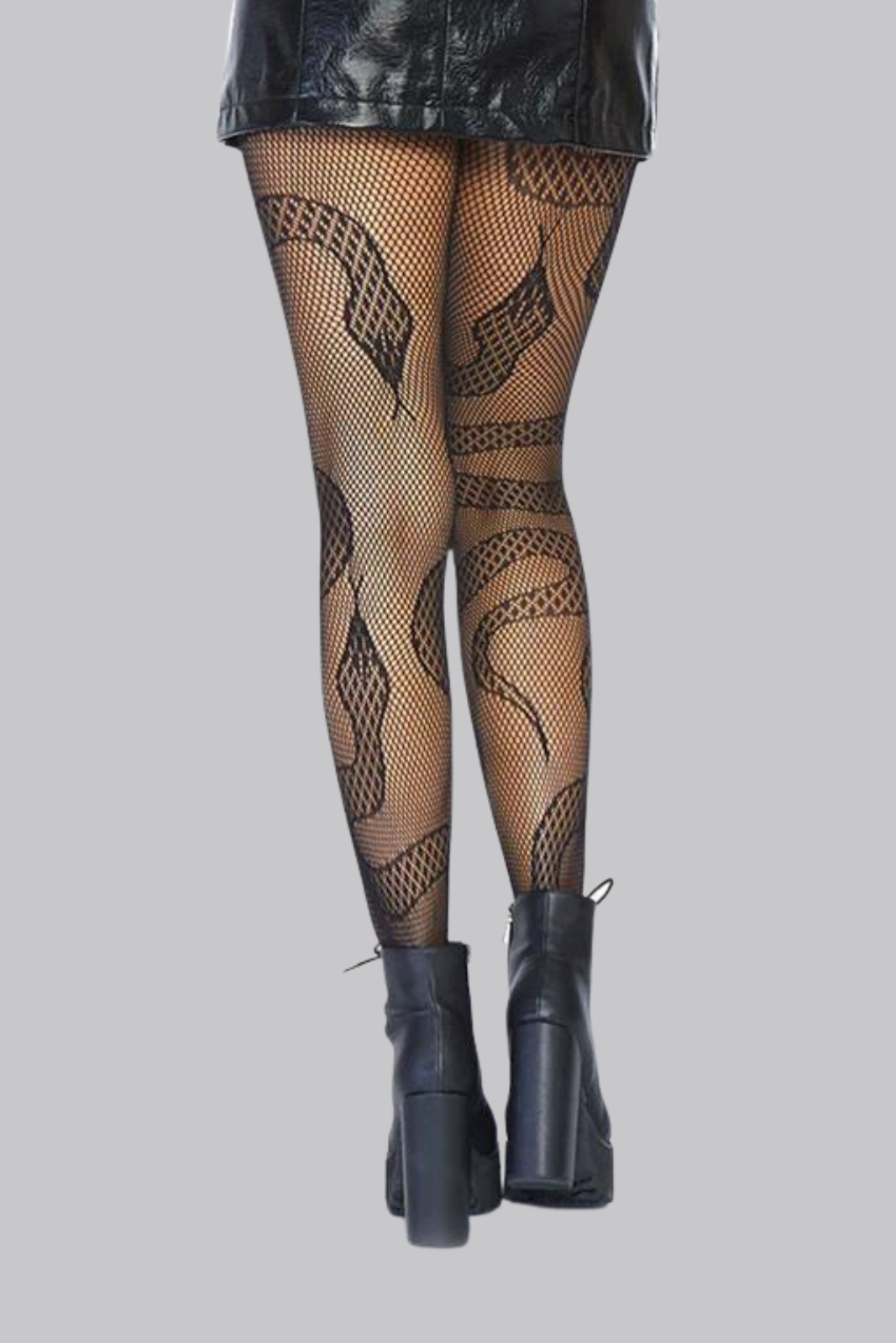 Snake Net Tights