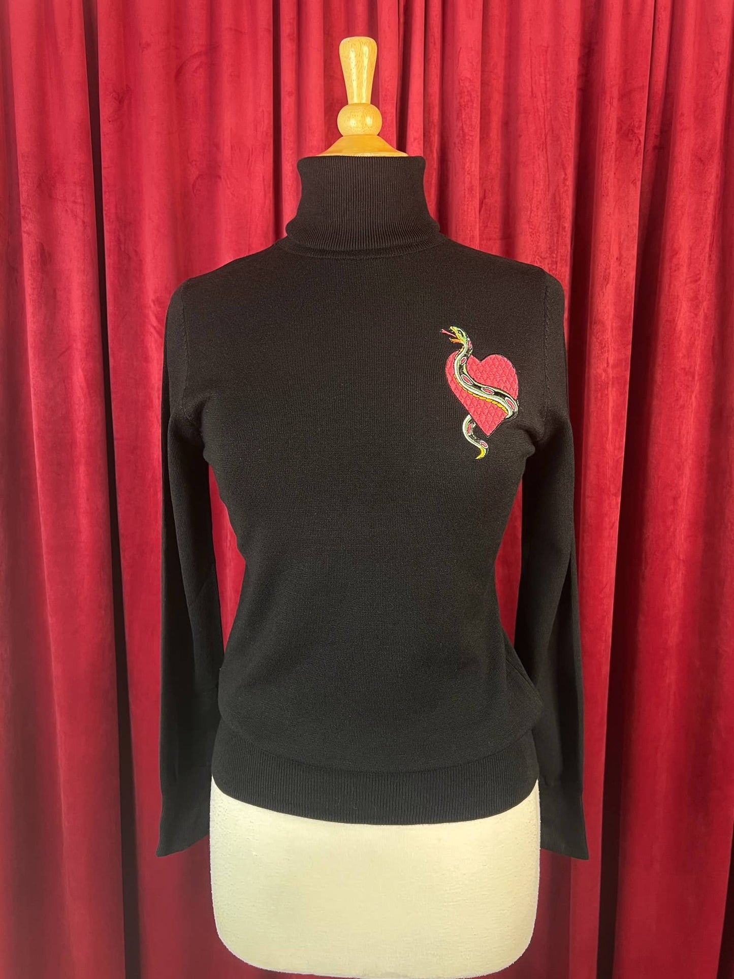 Venomous Love Turtleneck Sweater