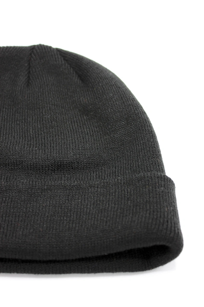 Classic Black Beanie