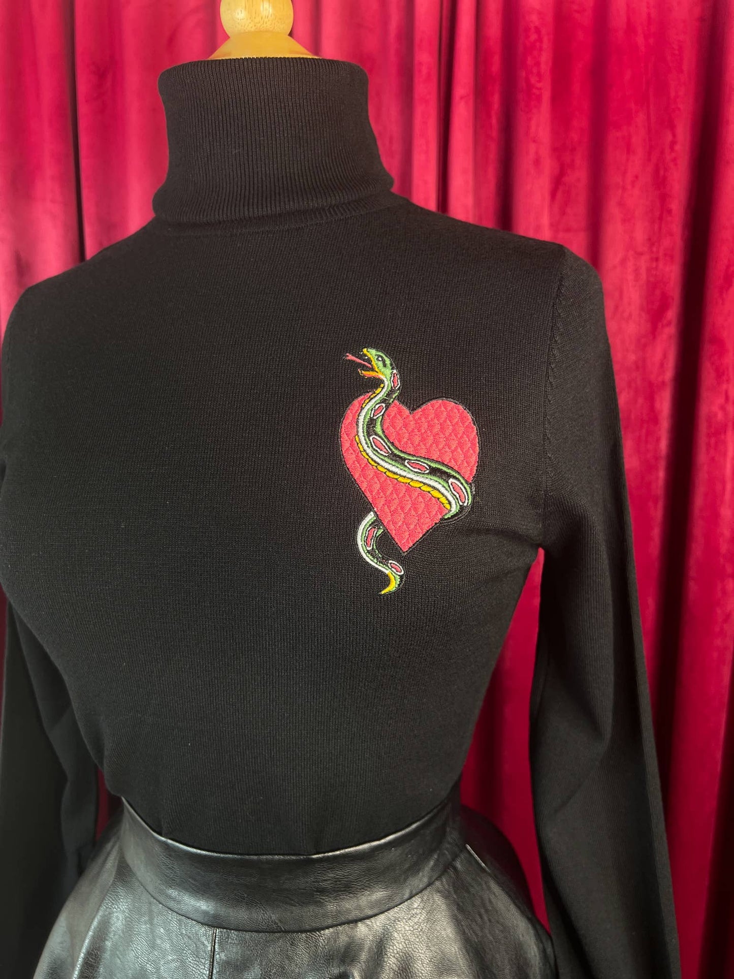 Venomous Love Turtleneck Sweater